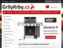 Tablet Screenshot of grilykrby.cz